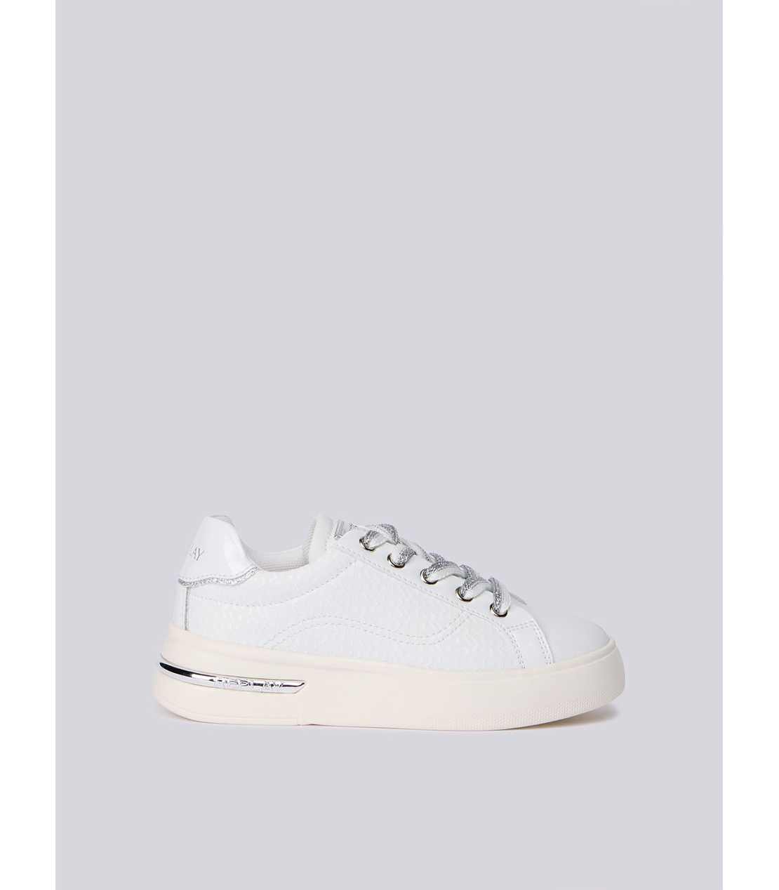 ボーイズ スニーカー 詳細画像 ホワイトシルバー 1